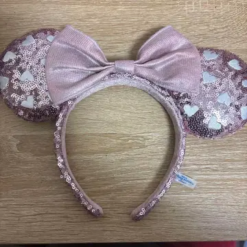 도쿄 디즈니 리조트 미니 마우스 귀 머리띠 핑크