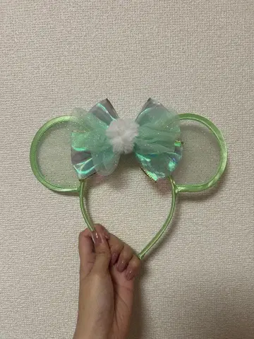 민트 그린 미니 머리띠