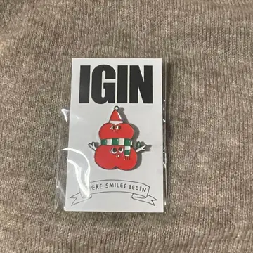 BTS JIN IGIN 팝업 크리스마스 캡슐 토이 핀 배지