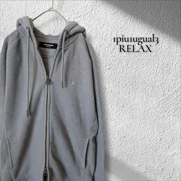 1PIU1UGUALE3 우노피우 W 집업 후드티 M 파일 원단