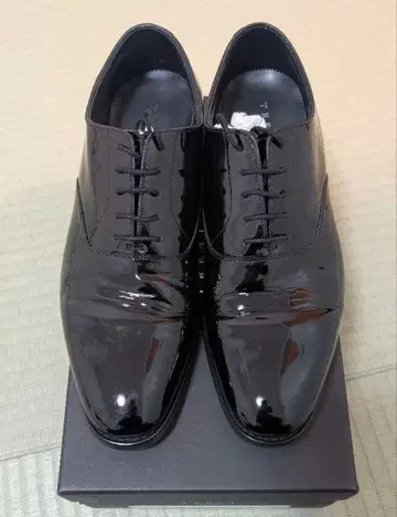 트리트 드레싱 신랑 신발 에나멜 신발 결혼식