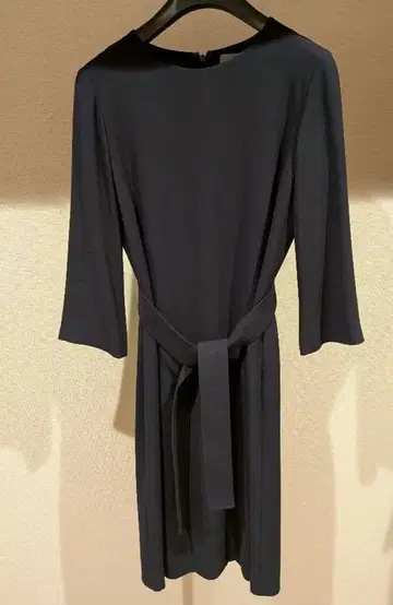 theoryluxe 네이비 벨트 포함 원피스