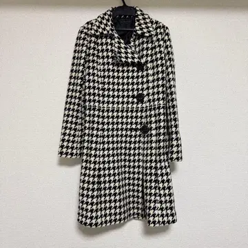[윌 셀렉션] 하운드투스 체크 롱 코트