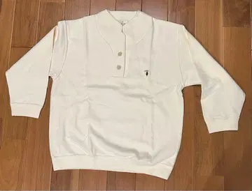 TRUSSARDI 아이보리 버튼 트레이닝복