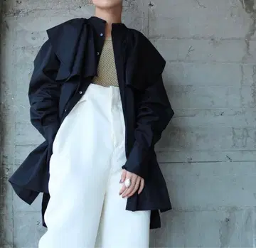 aere 탈착식 옷깃 브로드 셔츠