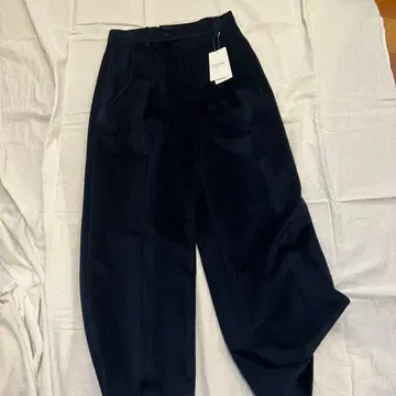 spic and span 네이비 와이드 팬츠 더블 버튼