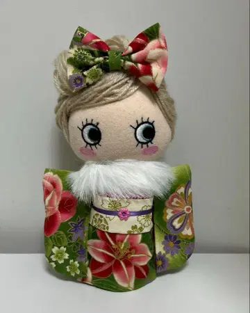 핸드메이드 이마리 인형 사이즈 일본풍 패턴 기모노