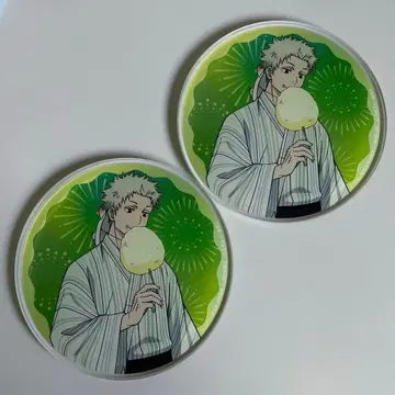 주술회전 이누마키 토게 아크릴 코스터 2개