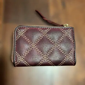 앤티크 에조 사슴 가죽 코인 케이스