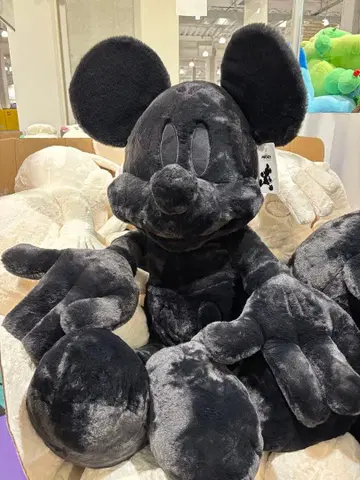 코스트코 블랙 미키 봉제 인형 빅 담요 100cm