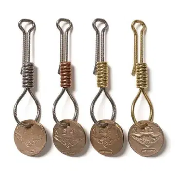 DSMG 한정판 네이버후드 제프 데커 키 후크 실버 x 골드