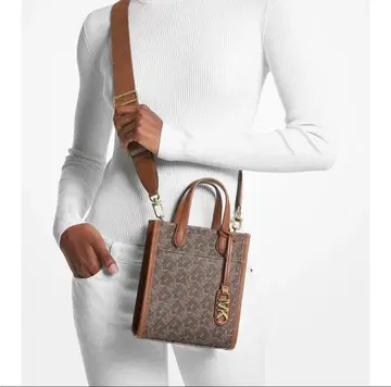 Michael Kors 미니 숄더백 브라운/베이지