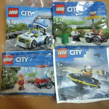 [ 새상품 미사용 ] 레고 시티 폴리백 4세트