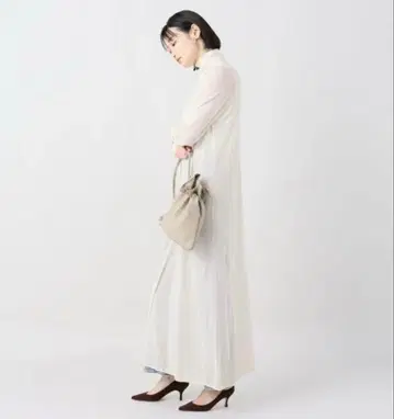 [ Vent et Plage ] MAKALU 하이넥 롱 원피스