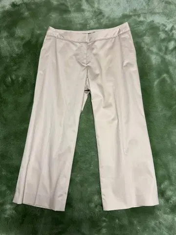 FOXEY 베이지 와이드 팬츠