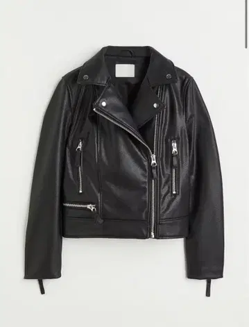 H&M 블랙 라이더 자켓