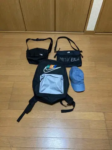 뉴에라 숄더백, 캡 나이키 백팩
