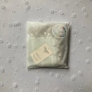 치카자와 레이스 손수건 테니스 그린 미개봉 새상품