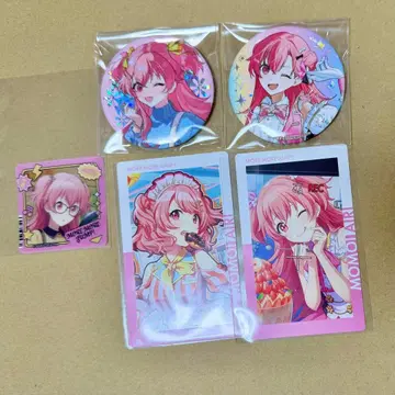 모모이 아이리 굿즈 묶음 판매 5세트 캔뱃지 프로세카 익명 배송