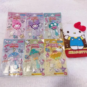 [ 덤 포함 ] 롤리팝 캔디 참 산리오 캐릭터즈 6종 세트