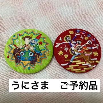 디즈니 자수 캔뱃지 2