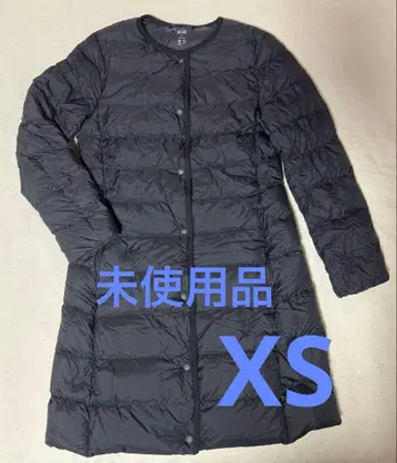 유니클로 ULTRA LIGHT DOWN 롱 다운 자켓 XS 블랙