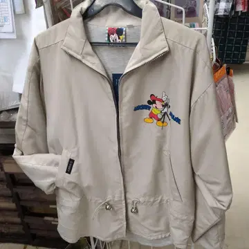 미키마우스 점퍼 블루종 S 90s 빈티지 하자품