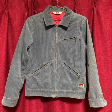 BEN DAVIS 블루 그레이 코듀로이 자켓