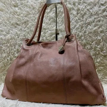 FURLA 카르멘 토트백 A4 사이즈 가능 참 가죽 더스티 핑크