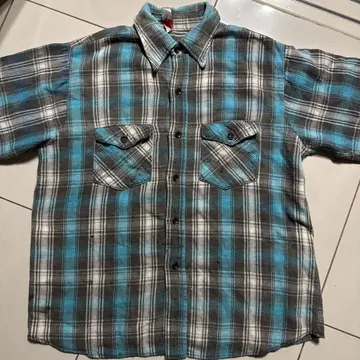 60s FROSTPROOF 플란넬 셔츠 빈티지 체크