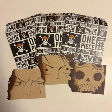 원피스 전시회 바이블 카드 조로 루피 브룩