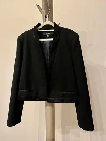 블랙 노카라 자켓