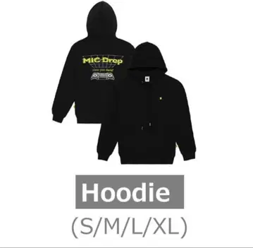 BTS HOUSE OF BTS MIC Drop 후드티 M 사이즈