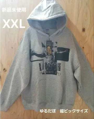 미사용 새상품 에반게리온 제2사도 후드티 8온스 속기모 XXL 그레이