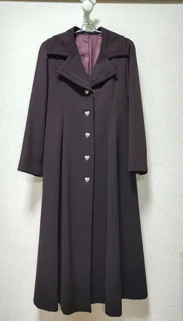 Miss-ALICE 보르도 롱 코트