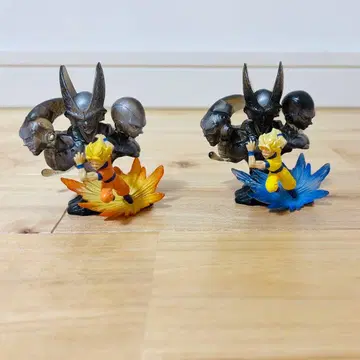 드래곤볼 Z 피규어 2체 세트 손오공, 셀, 마인 부우, 프리저