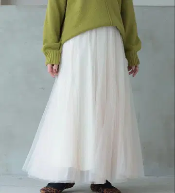 n'OrLABEL [ 기능 소재 ] [ 속기모 배색 볼륨 샤샤 스커트 ]