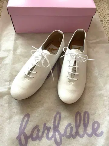 파르팔레 레이스업 슈즈 화이트 37