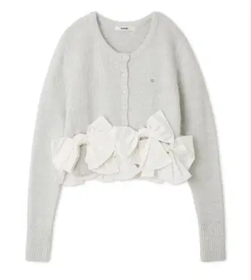 SNIDEL 리본 모티브 가디건