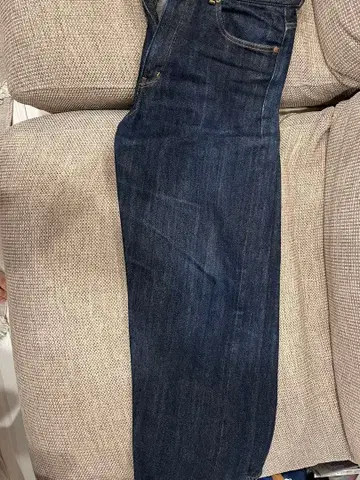 YAECA 스트레이트 데님 다크 블루