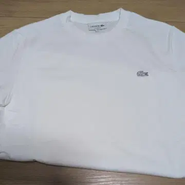 LACOSTE 화이트 T셔츠 US M