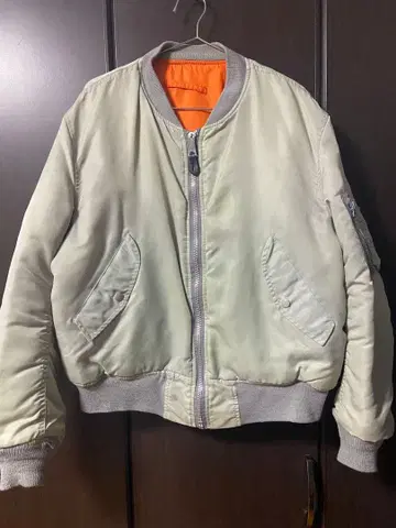 80s 알파 ma1 실버 빈티지 L