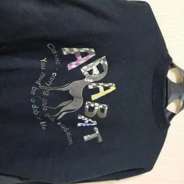 adabat 그래픽 프린트 트레이닝복 블랙