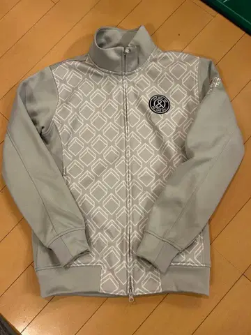 and per se 기하학 패턴 자켓 그레이