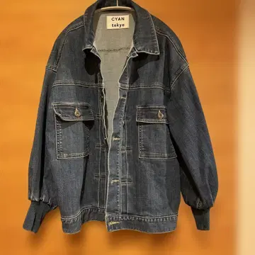 CYAN tokyo 다크 데님 커버올 자켓