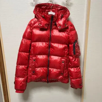 TATRAS 레드 다운 자켓 후드 부착