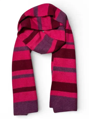 스트라이프 디자인 머플러 / 스카프 100% 캐시미어