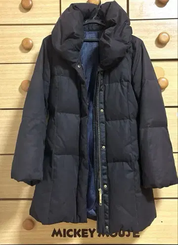 CECILMcBEE 롱 다운 자켓 코트 블랙