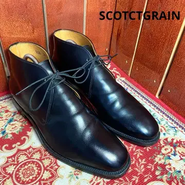 SCOTCT GRAIN 처카 부츠 블랙 가죽 24EEE 500
