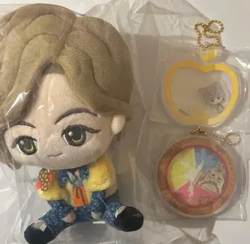 미세스 후지사와 료카 제일복권 봉제 인형 키링 3종 세트